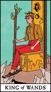 King of Wands from Modern Witch Tarot King of Wands from Modern Witch Tarot